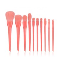 Buy Again high quality 10 pcs private label 2020 mink candy color makeup brush