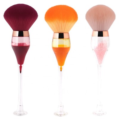 New arrival style 2020 red wine glass fashion professional beauty makeup cosmetic tools makeup brush