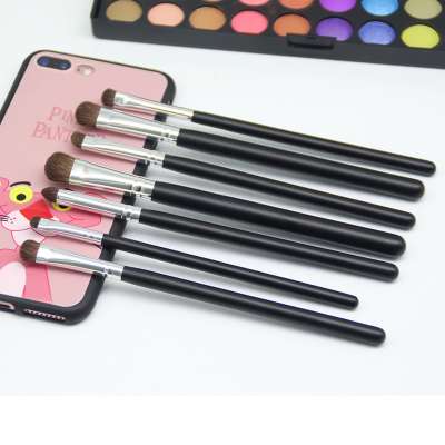 Factory direct  7 Pony animal Hair Eyeshadow Brushes Eye Makeup Tool Set Pure Animal Hair Makeup Brushes set