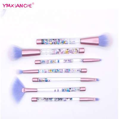 New 7 makeup brushes Liquid flash handle  brush set Beauty tools